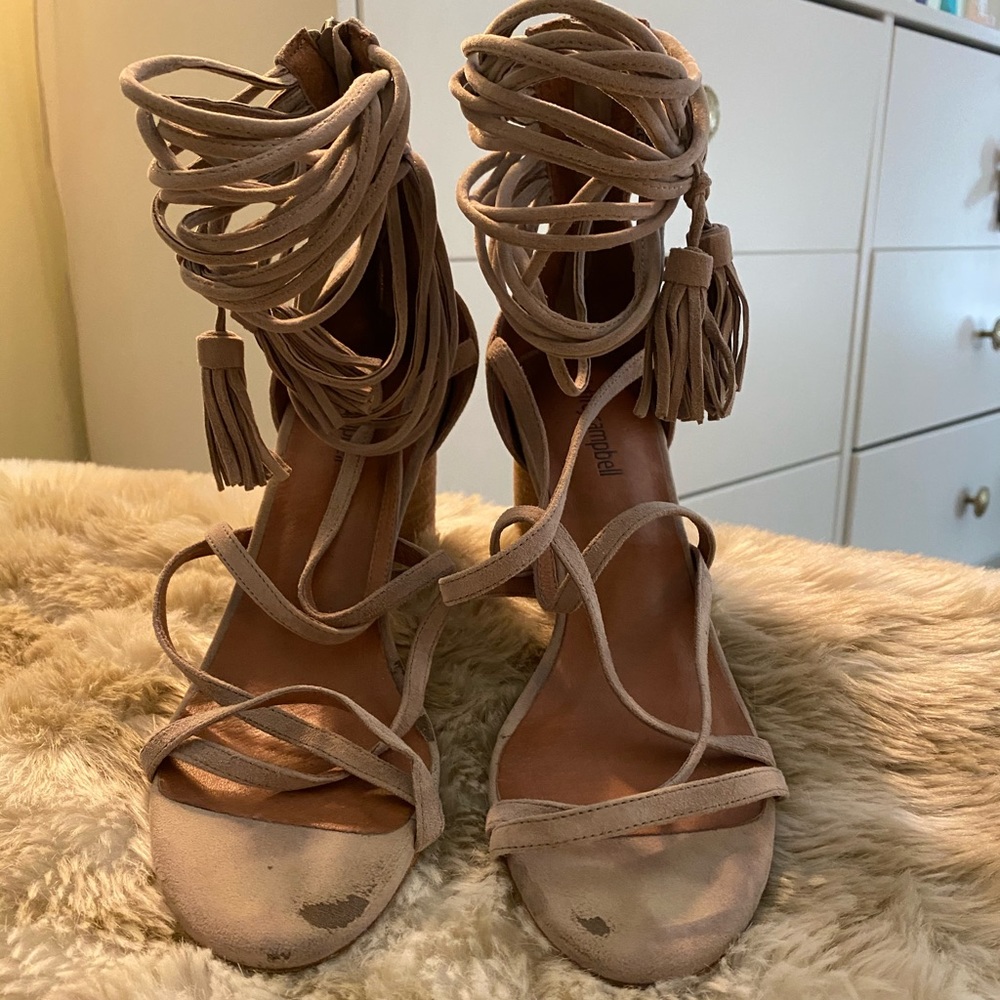Straps Jeffrey Campbell Sandals (Taupe Color)